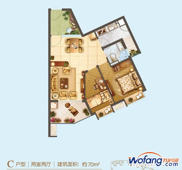 绿地海森林c户型